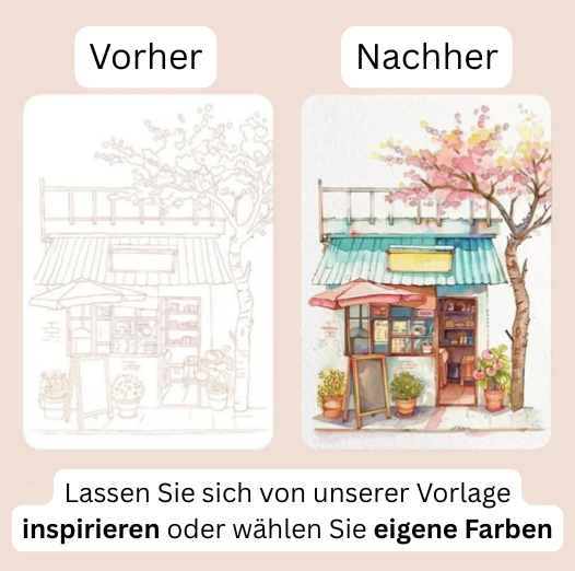 Anti Stress Wasserfarben-Kit